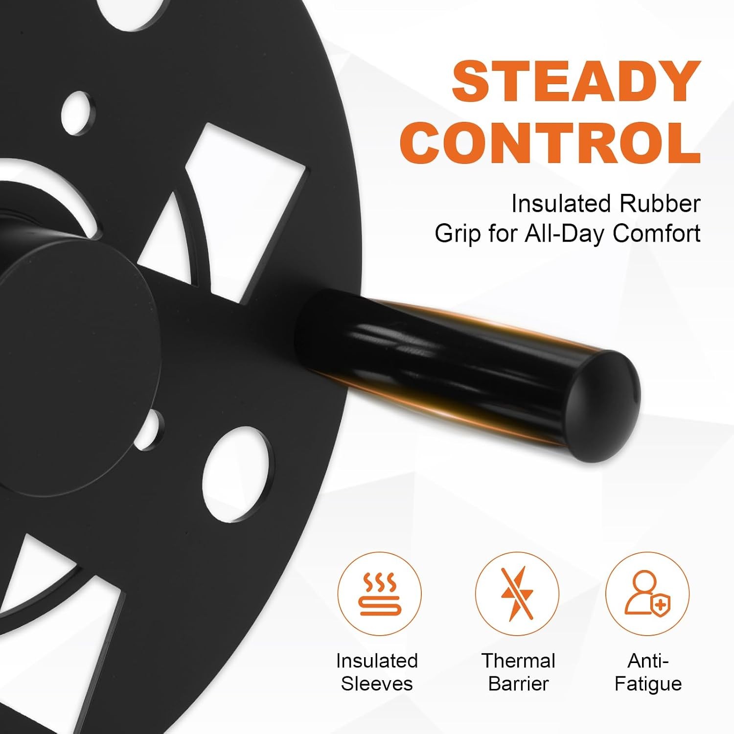 Heavy Duty 2-in-1 Modular Welding Lead Reels,0.16 in Steel | 2pcs Stackable Reel