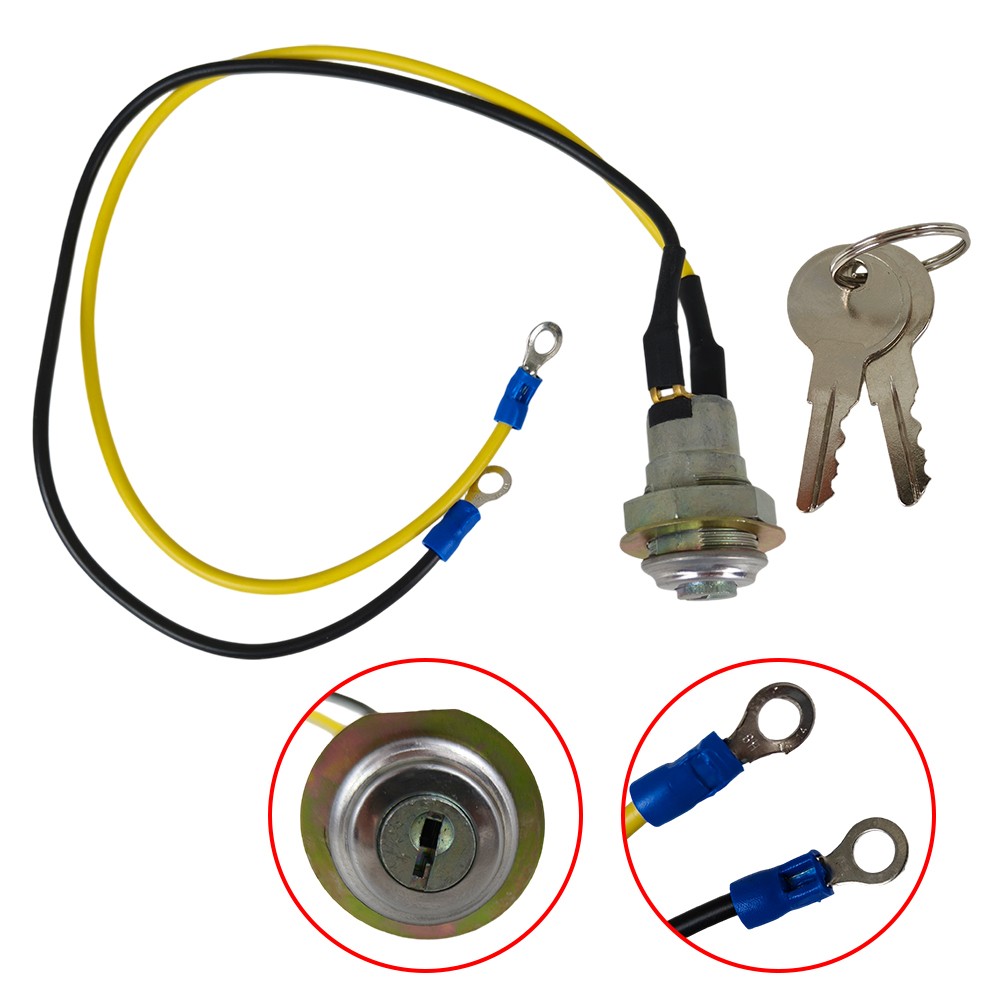 Ignition Key Switch w/2 Keys Fits Ford 2N 8N 9N NAA Jubilee 900 Tractors 8N3679C