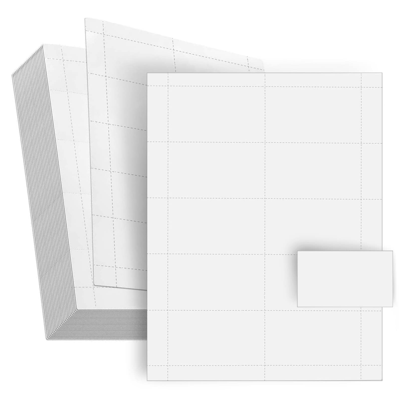 1000 Pcs 100 Sheets Blank Business Card Paper for Inkjet Laser Printers