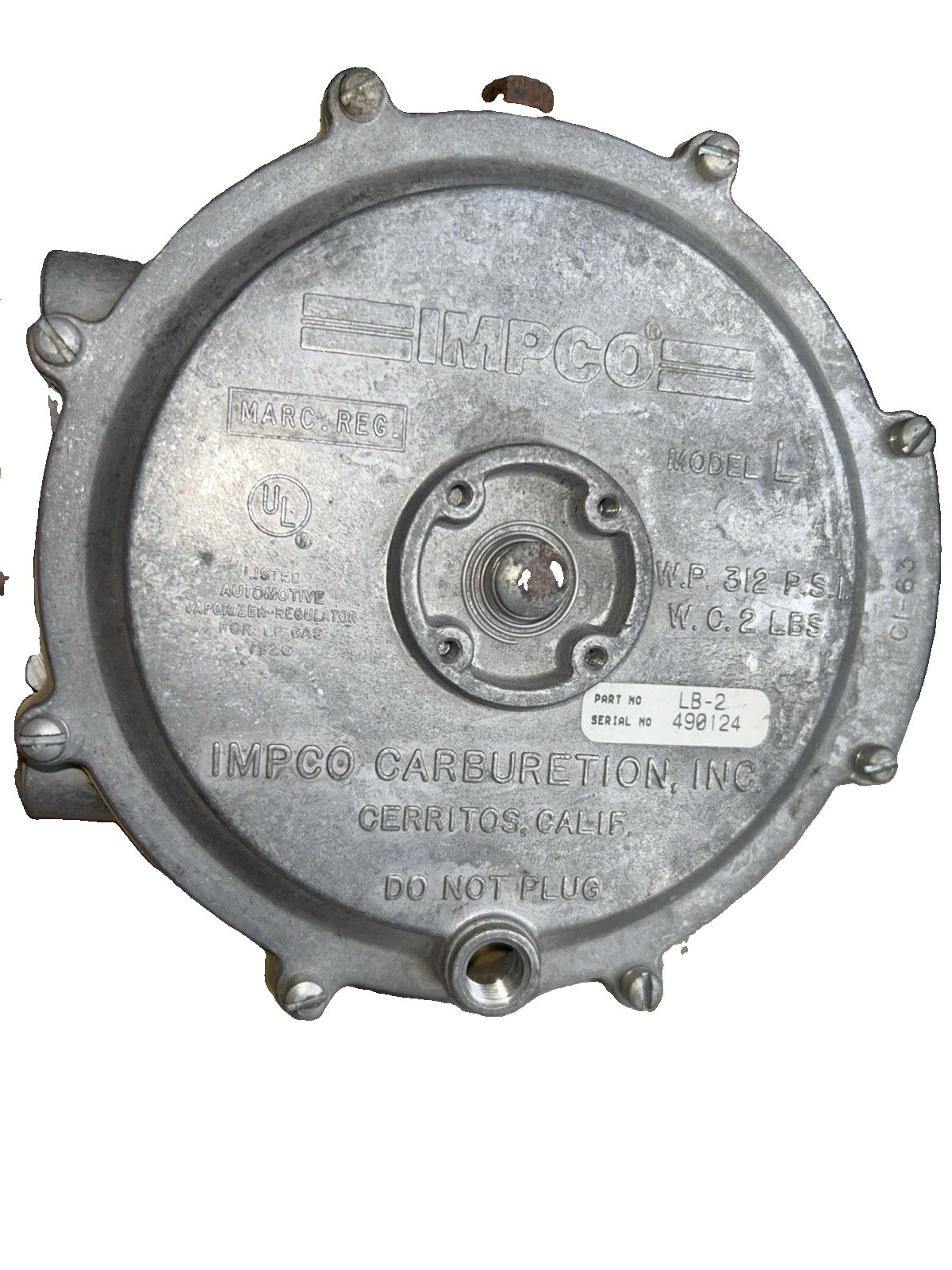 Impco Model L Part LB-2 New