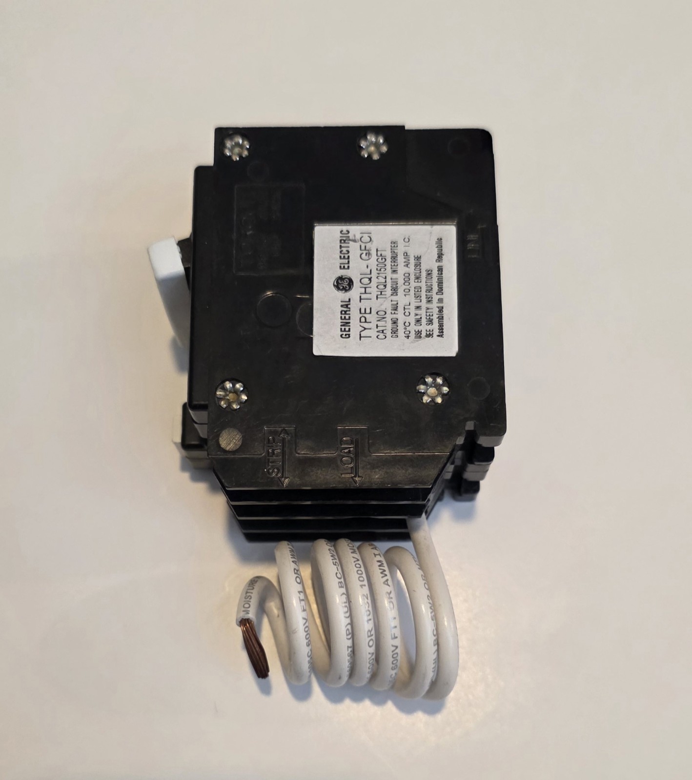 General Electric THQL2150GFT 50A 2-Pole 120/240V GFCI Circuit Breaker