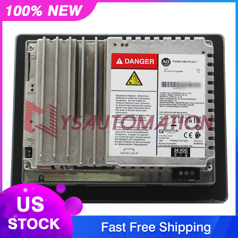 Allen-Bradley 2711P-T7C22D9P PanelView Plus 7 Graphic Terminal 2711P T7C22D9P US