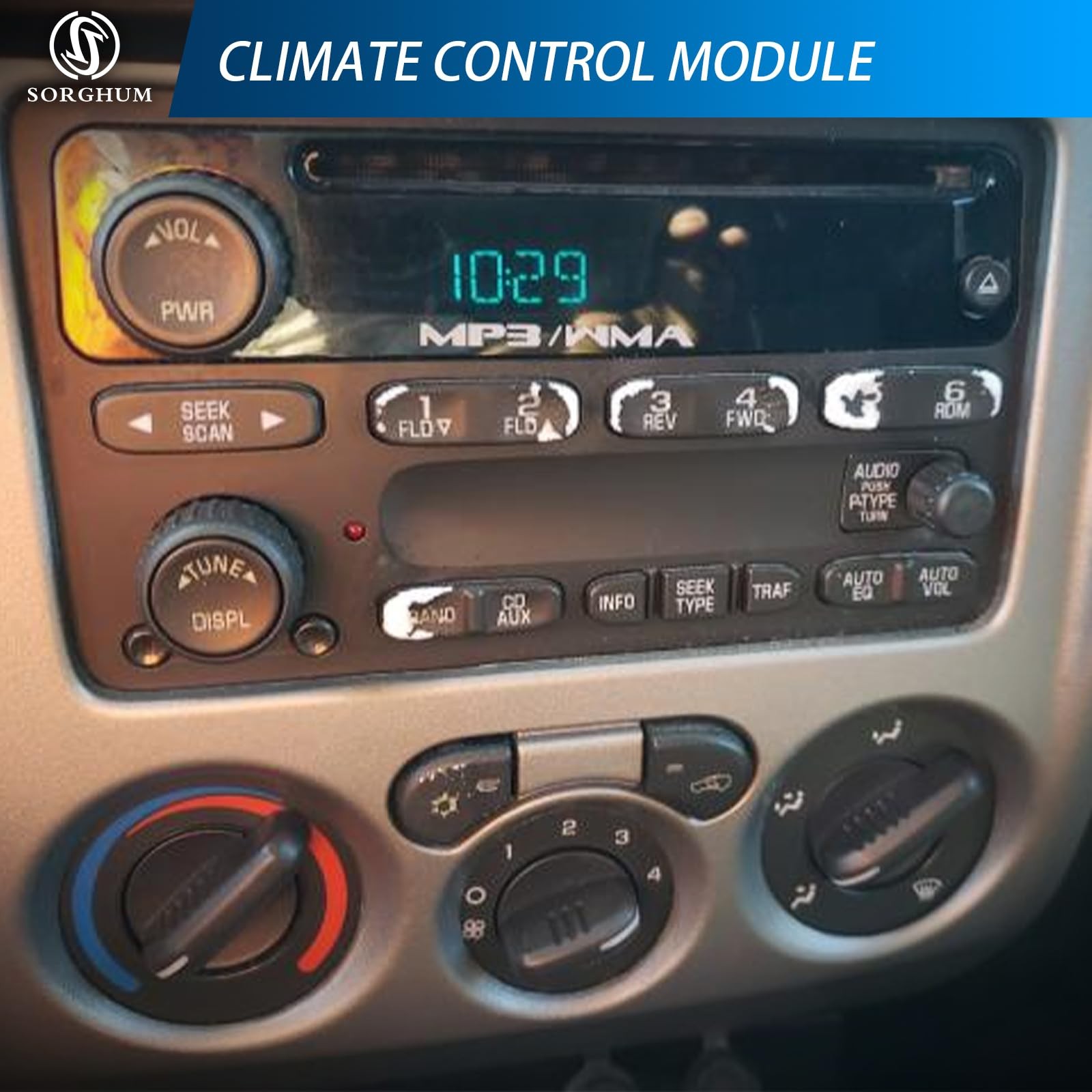 Sorghum Climate Control Module – A/C Control Panel Module Air Conditioning