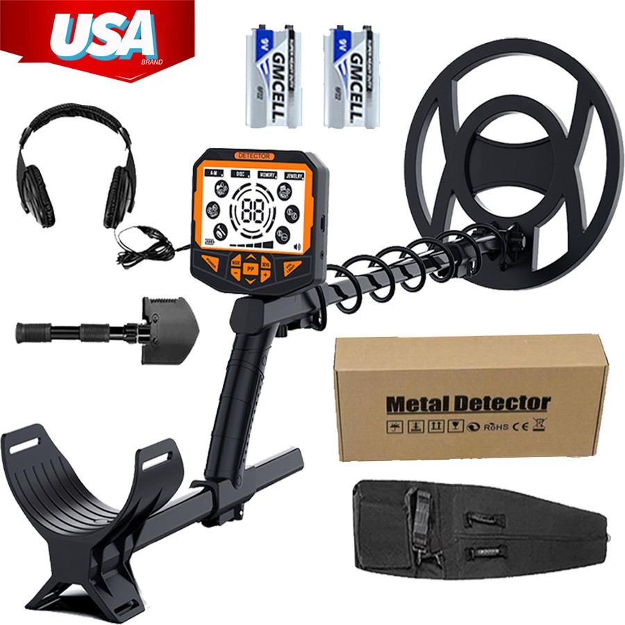 Metal Detector – 5.8KHz,Adjustable Sensitivity,22cm Depth for Coins/Jewelry