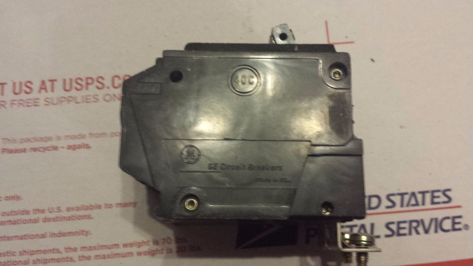 GENERAL ELECTRIC GE 2 POLE THQB 30A COMMON TRIP CIRCUIT BREAKER