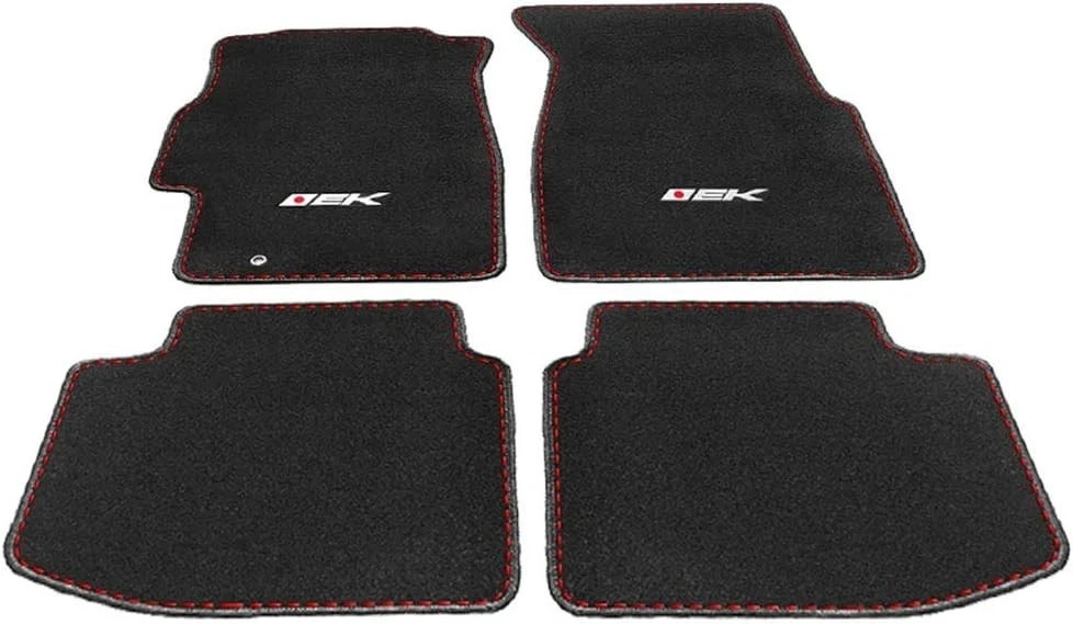 Nylon Car Floor Mats Carpets Liner, Fits 1996-2000 Honda Civic, 4PCS