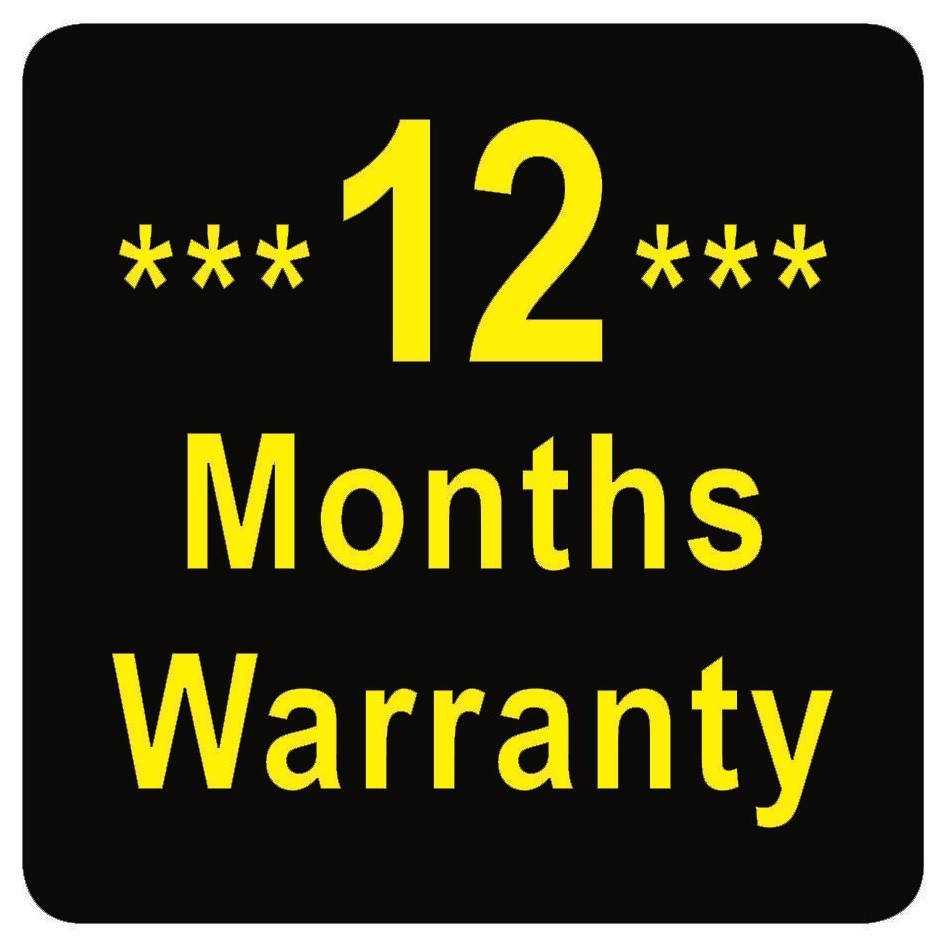 15mm Square – 6 Months Warranty Stickers / Labels – Various Pack Sizes Available