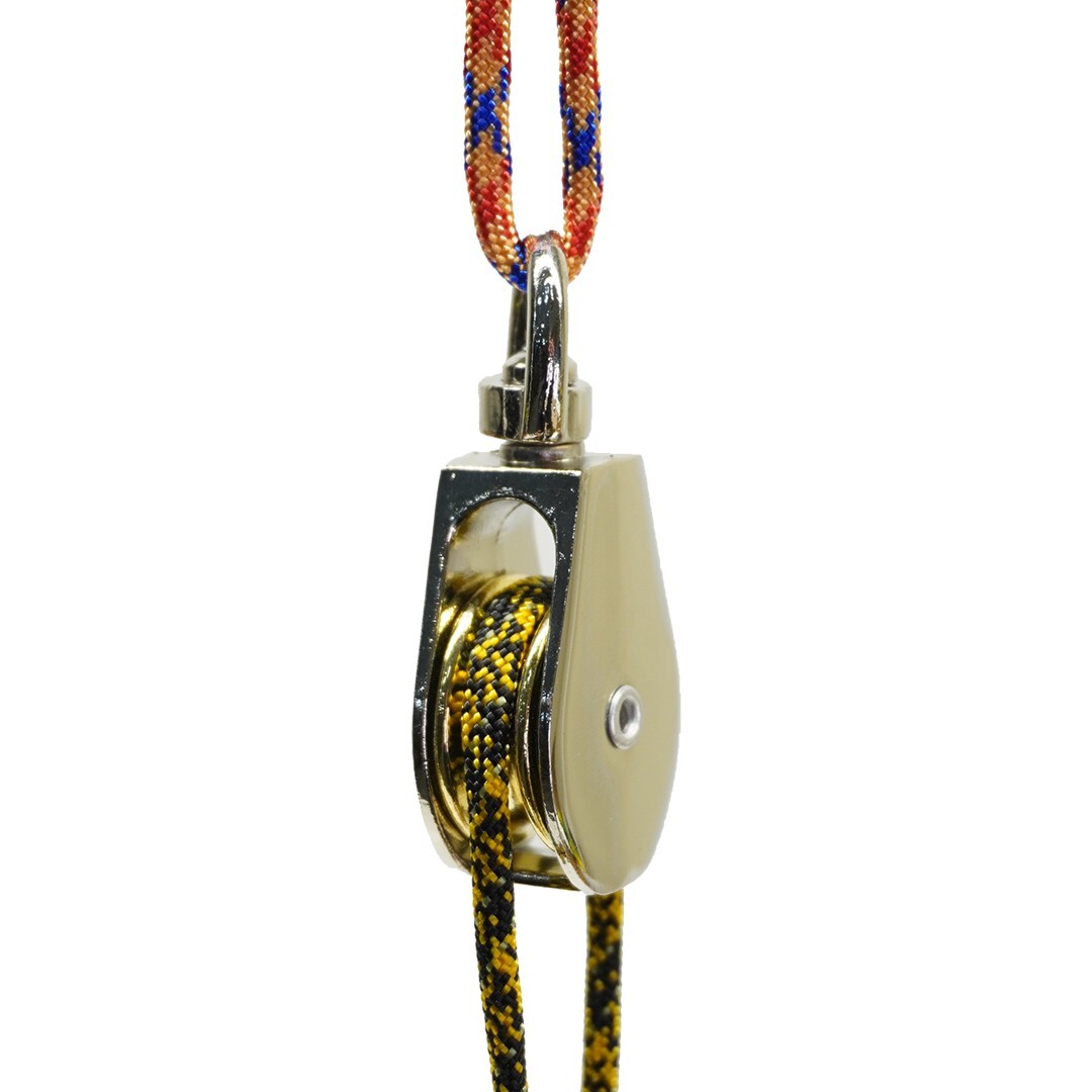 Light Duty Pulley – Durable Design for Lifting, Hanging Wire and Rope (2 Pack)