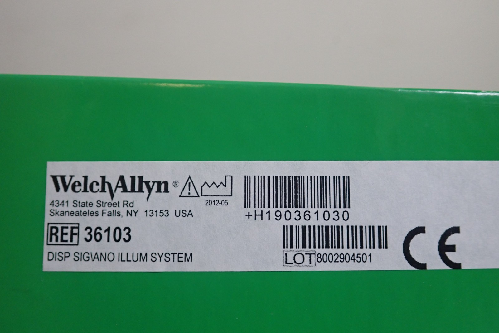 Welch Allyn 36103 Sigmoidoscope Anoscope Illumination System w/ 36019 Head