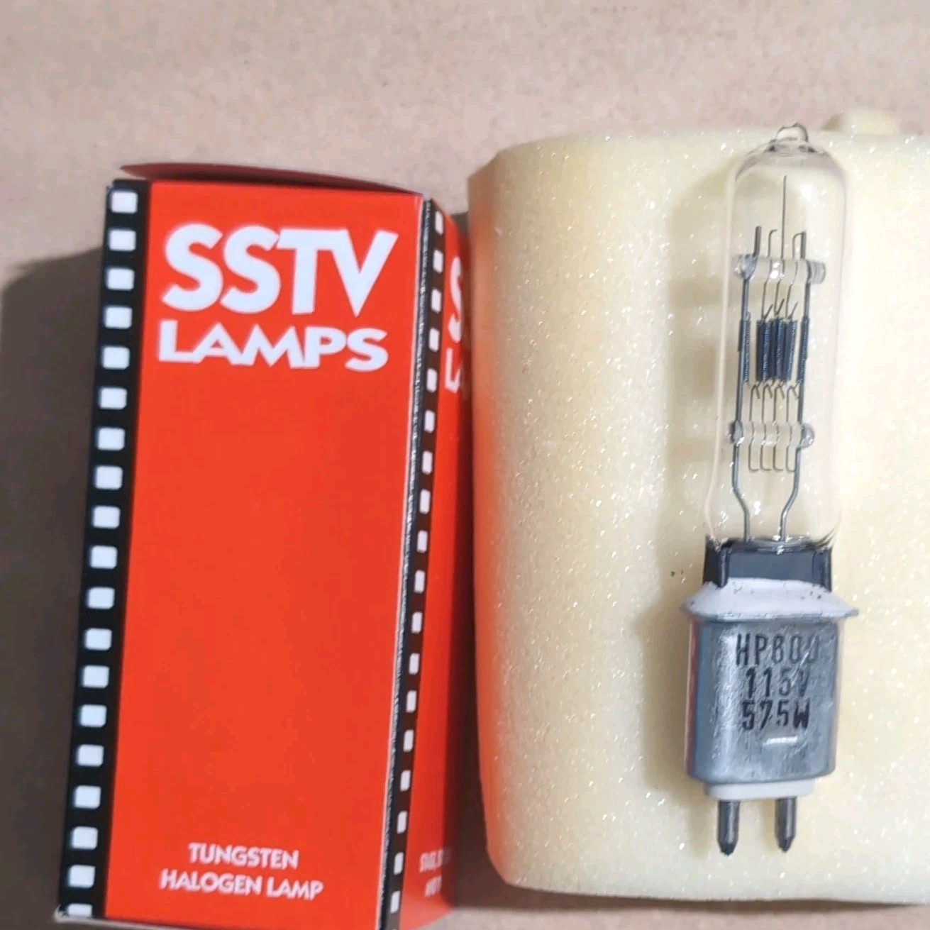 Tungsten Halogen Lamp SSTV Lamps HP600 115V 575W Specialty Lighting Bulb