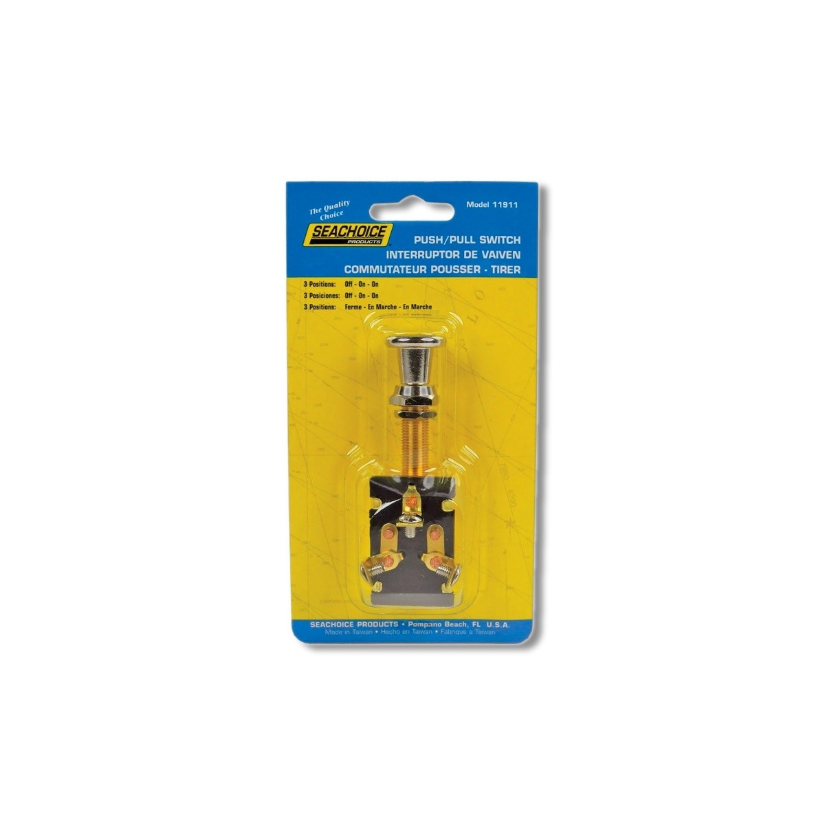 Seachoice Push-Pull Switch Brass 11911