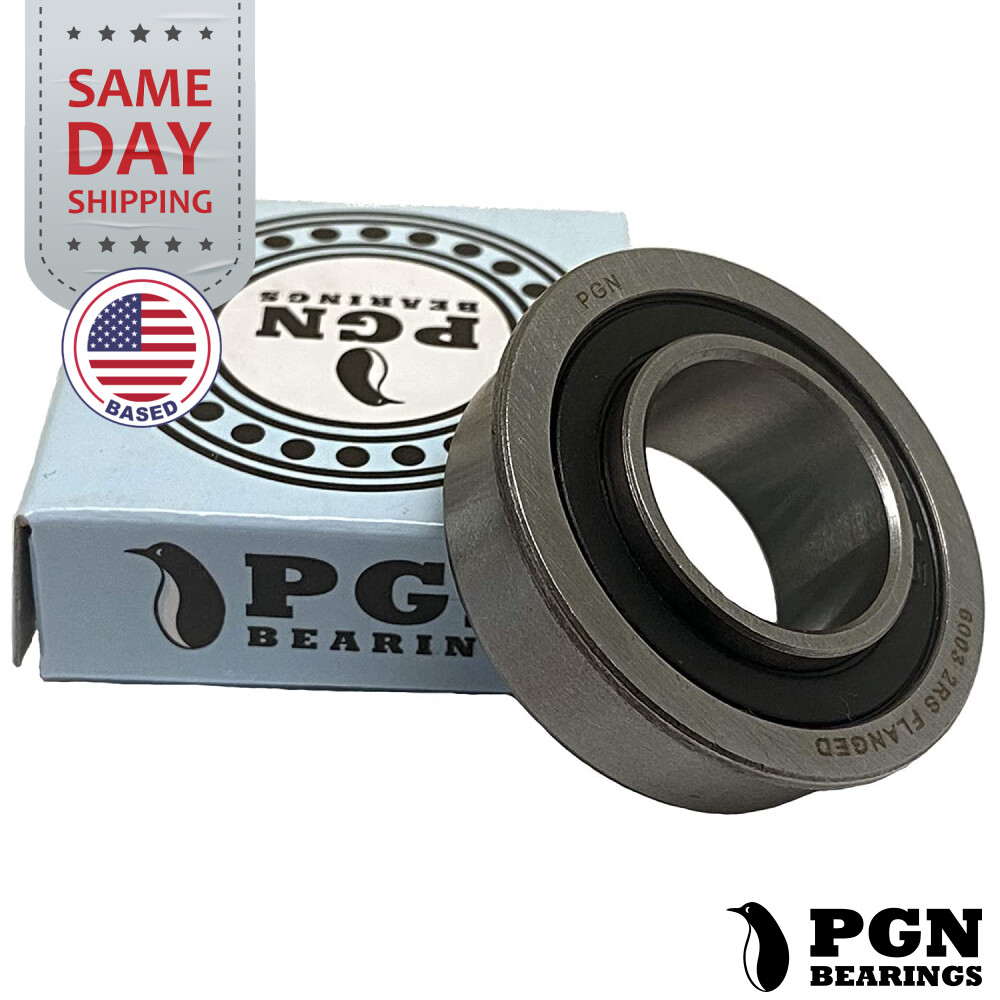 (10) 3/4″ x 1-3/8″ Flanged Ball Bearing – Lawnmower Carts Hand Trucks Wheels