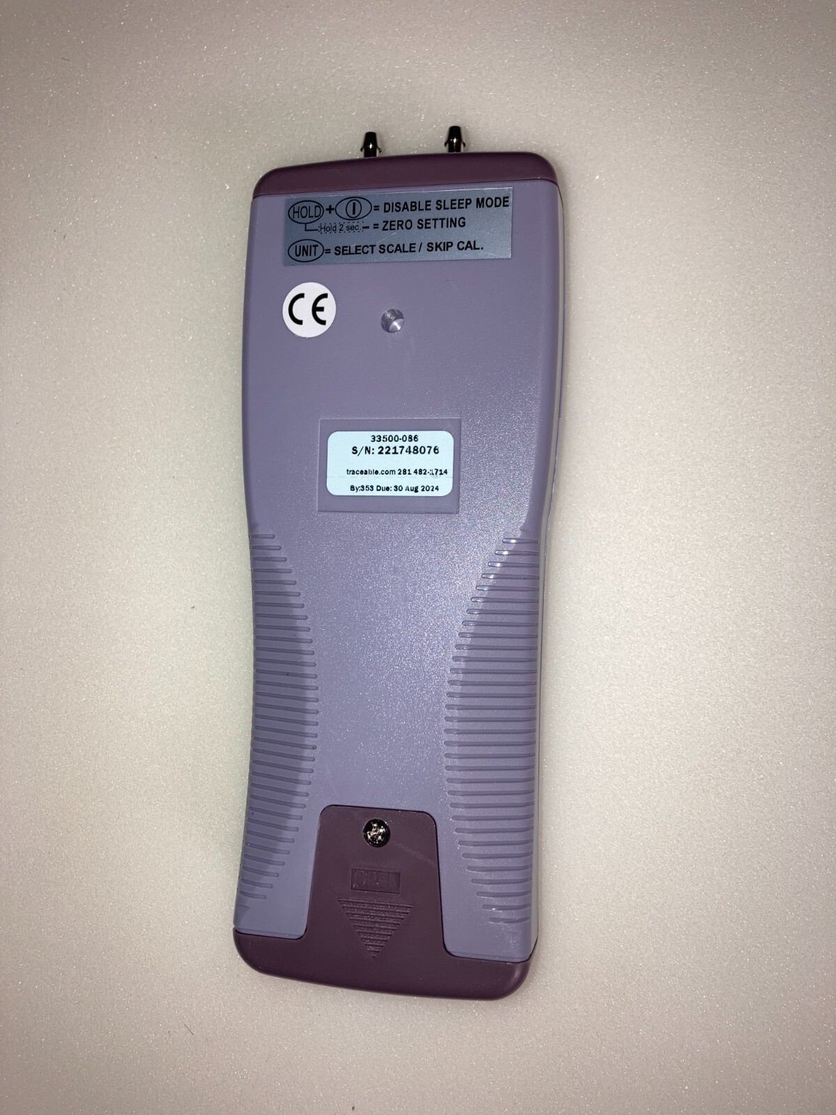 Traceable 3460 Manometer/Pressure/Vacuum Gauge, -5 to 5 PSI – Used