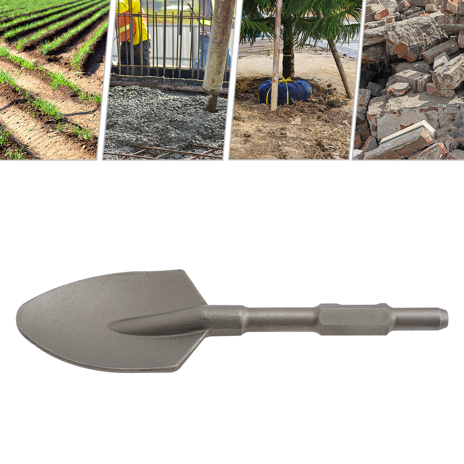 Jack Hammer Shovel Chisel Demolition Chisel Bits For 65A Electric Hammer