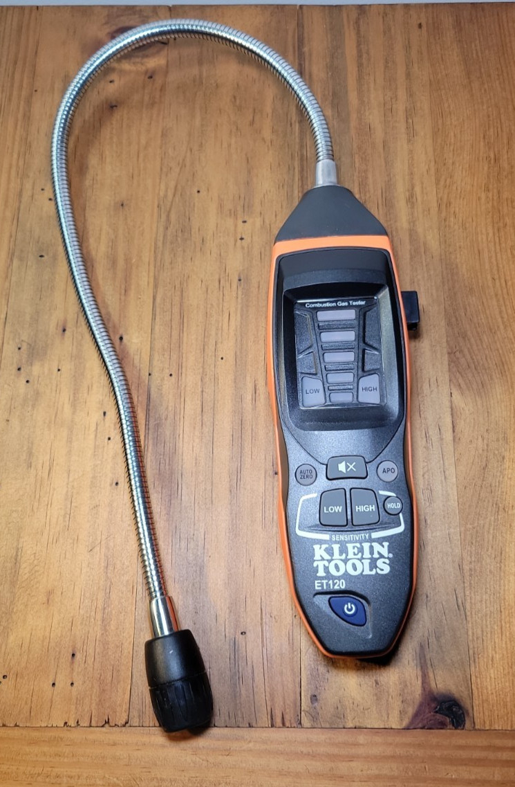 Klein Tools ET120 Combustible Gas Leak Detector – New Open Box