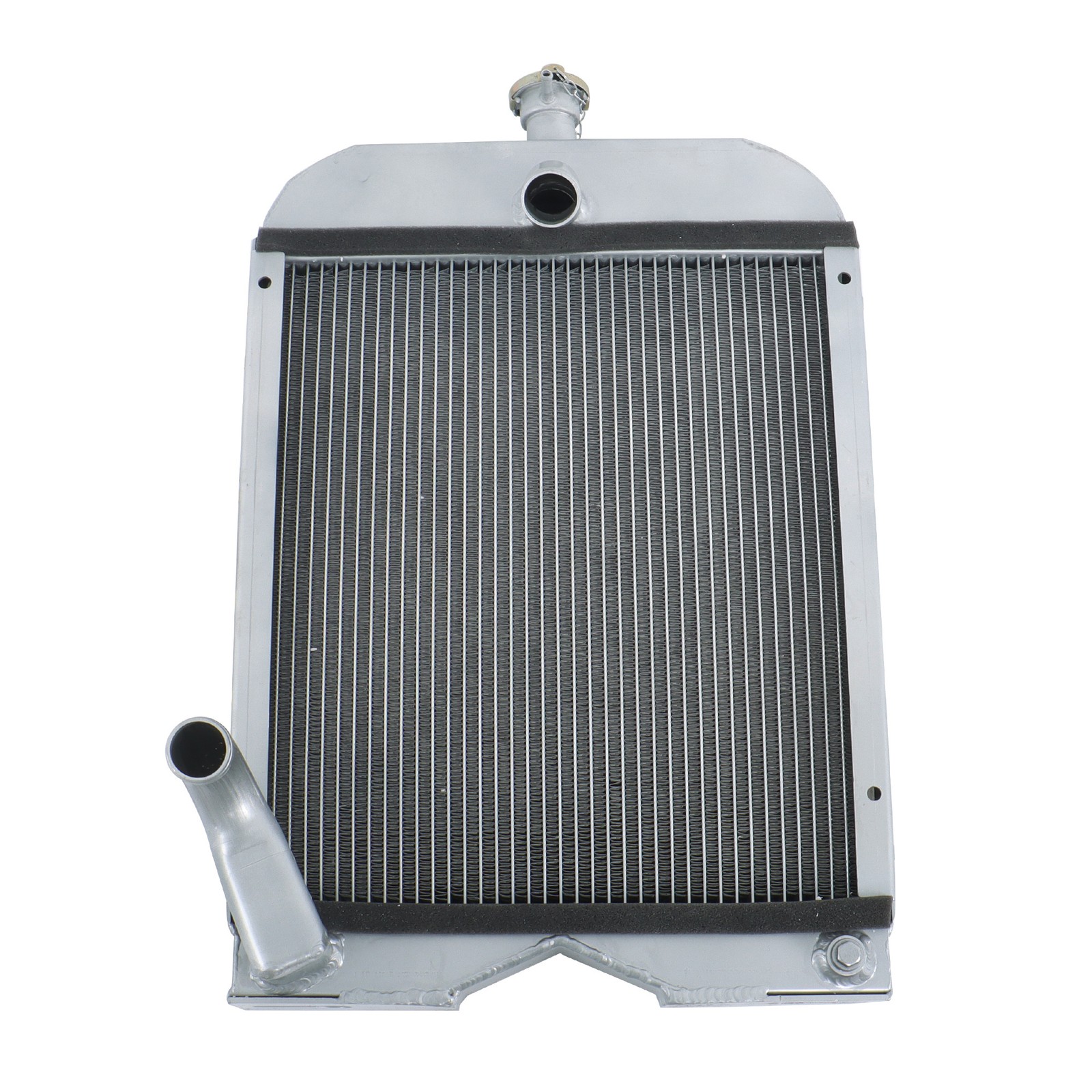 8N8005 86551430 2 low Full Aluminum Radiator For Ford Tractor 2N 8N 9N Model