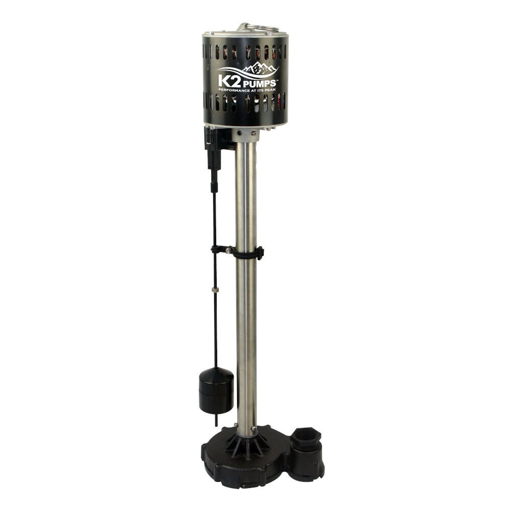 K2 Pumps Pedestal Sump Pump 1/2 Hp Stainless Steel