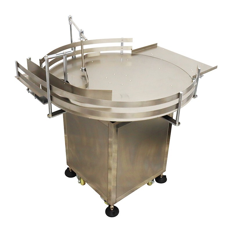 39.37″/100cm Bottle Accumulation Table Assembly Line Bottle Collecting Machine