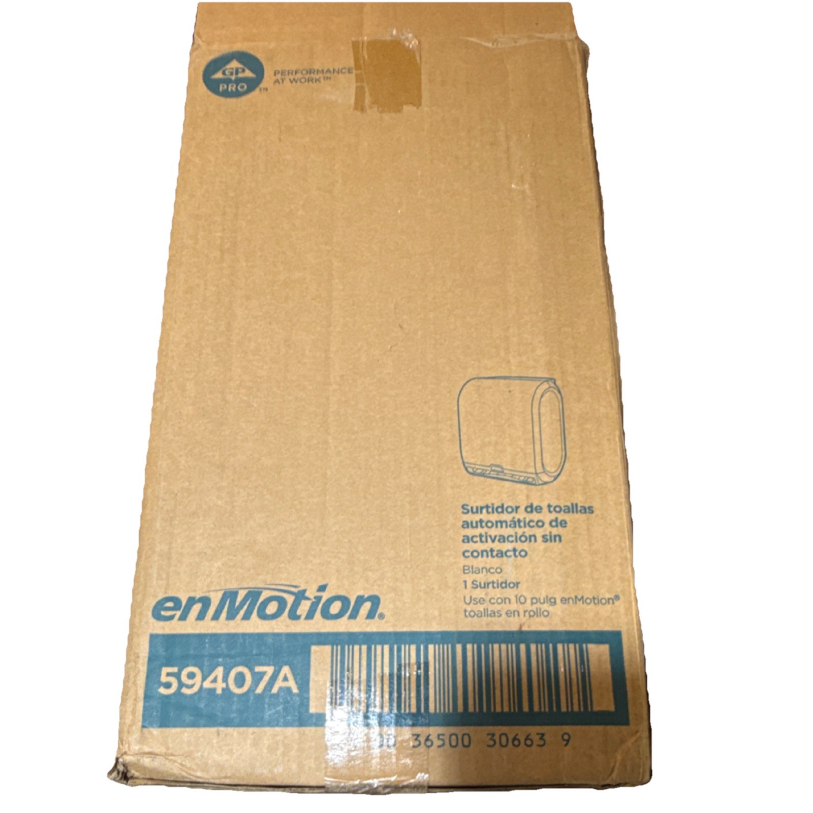 Georgia-Pacific enMotion 10″ Touchless Roll Towel Dispenser White 59407A