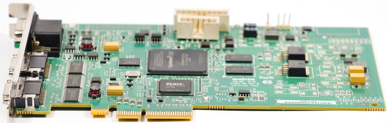 Matrox SOL2MEVCLF SOLIOS eV-CL Y7367-00 REV B Frame Grabber Board