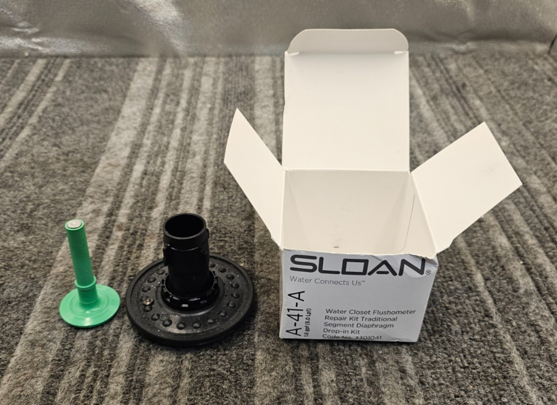(QTY 2) Sloan A-41-A Water Closet Diaphragm Assy 1.6 GPF 3301041 For Flushometer