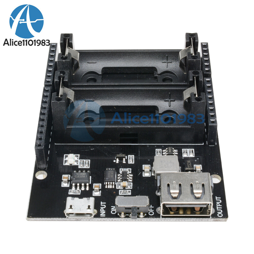 ESP8266 ESP32 16340 Battery Shield Power Bank Supply Module for Arduino UNO R3