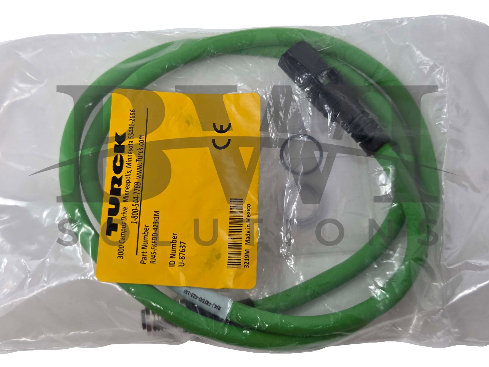 SEALED Turck RJ45-FKFDD-423-1M M16 Versa-Fast Cordset 1.5A U-87637 Lot of 4