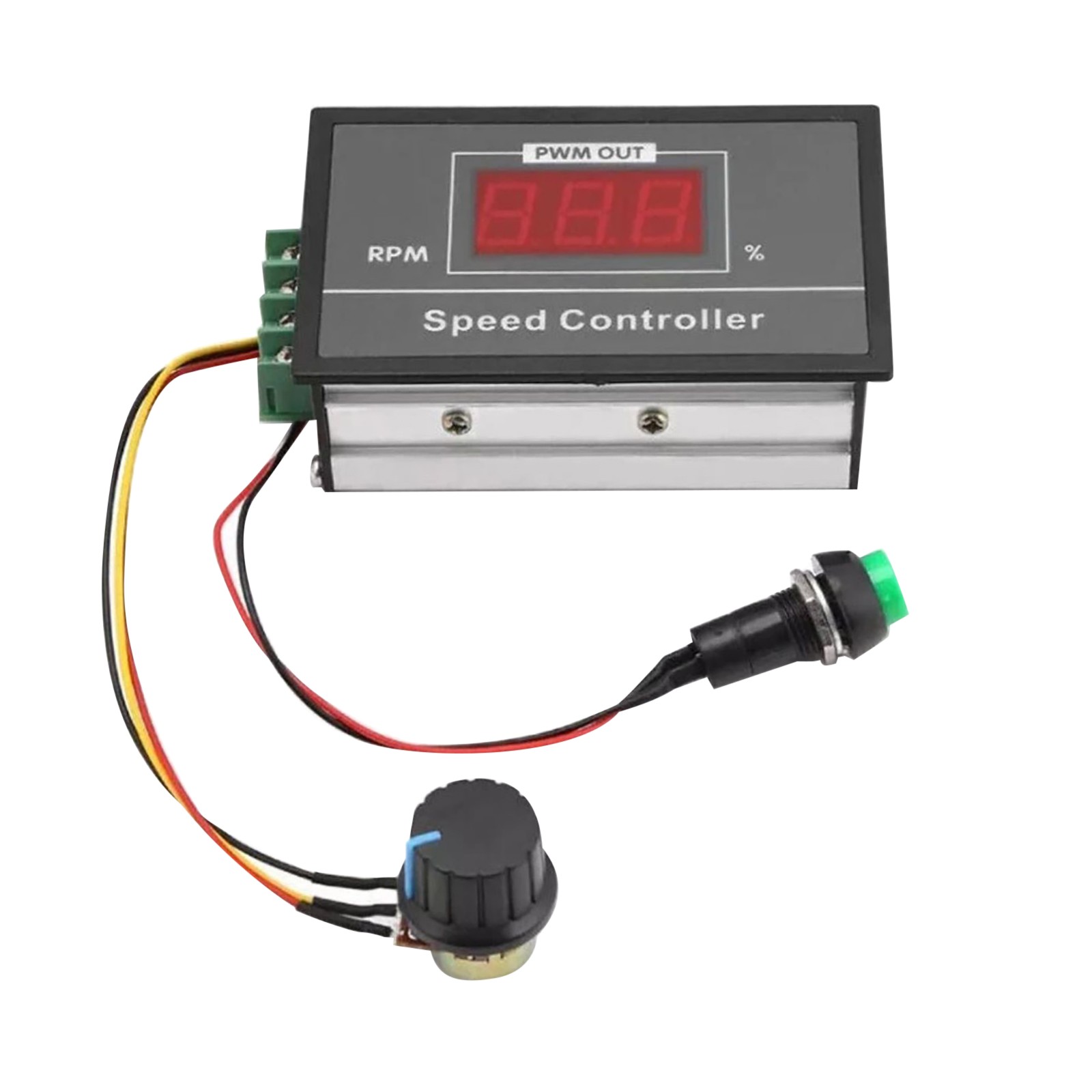 High Current 30A PWM DC Motor Controller for 12V 24V 36V 48V Systems w/ Display