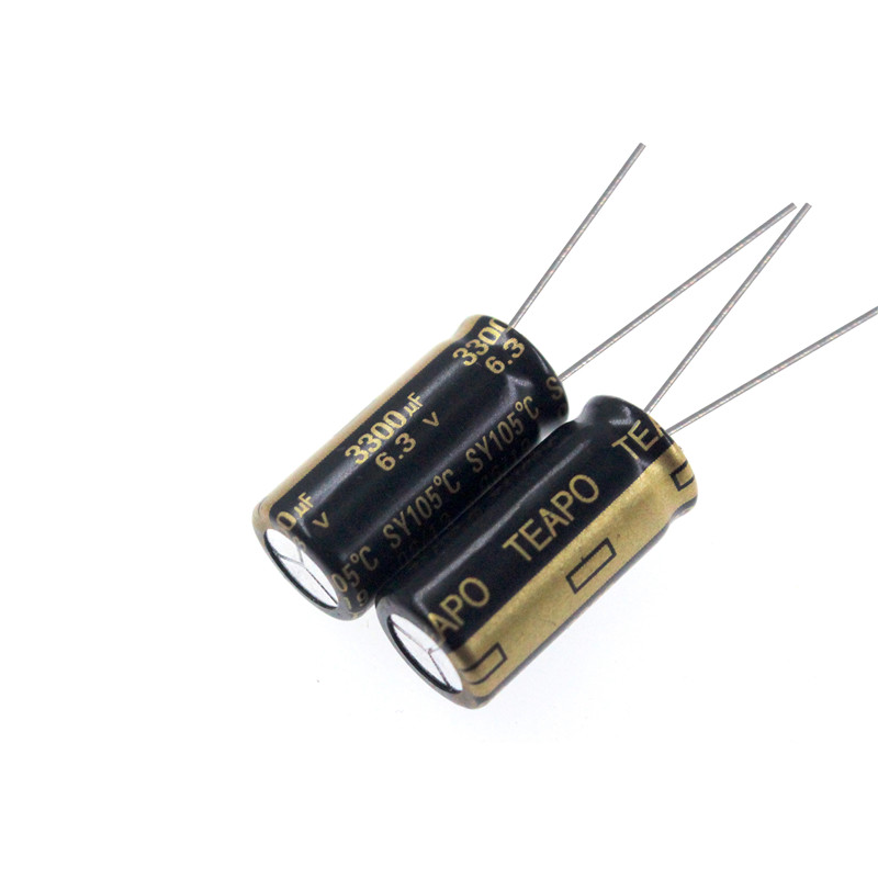5PCS 3300uF 10V 3300MFD 10Volt 10*20mm Aluminum Electrolytic Capacitor
