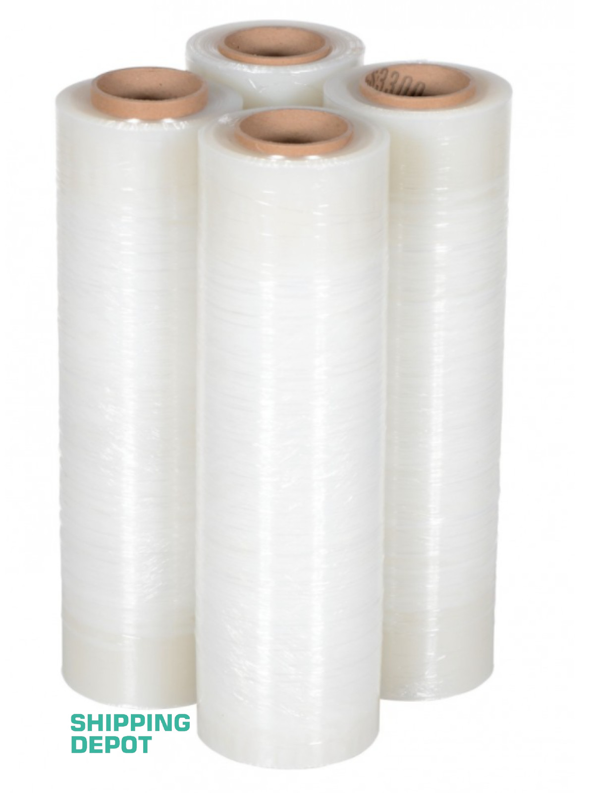 4 Rolls 18″ x 1500FT Pallet Wrap Stretch Film Shrink Hand Wrap 1500′ Heavy Duty!