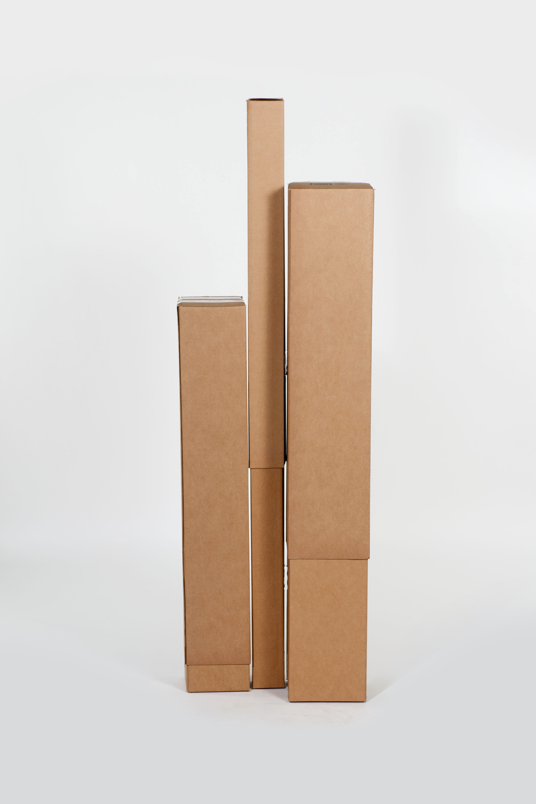 Telescoping Inner HSC Kraft Corrugated Boxes 6 x 6 x 48 ECT-32 25/Case