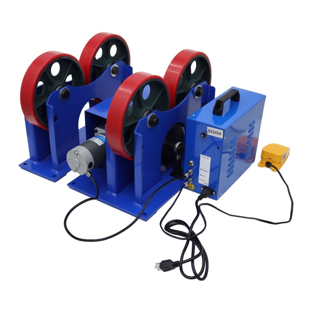 110V Tank Turning Welding Rolls Linkage Roller,2200 LB Rotary Welding Positioner