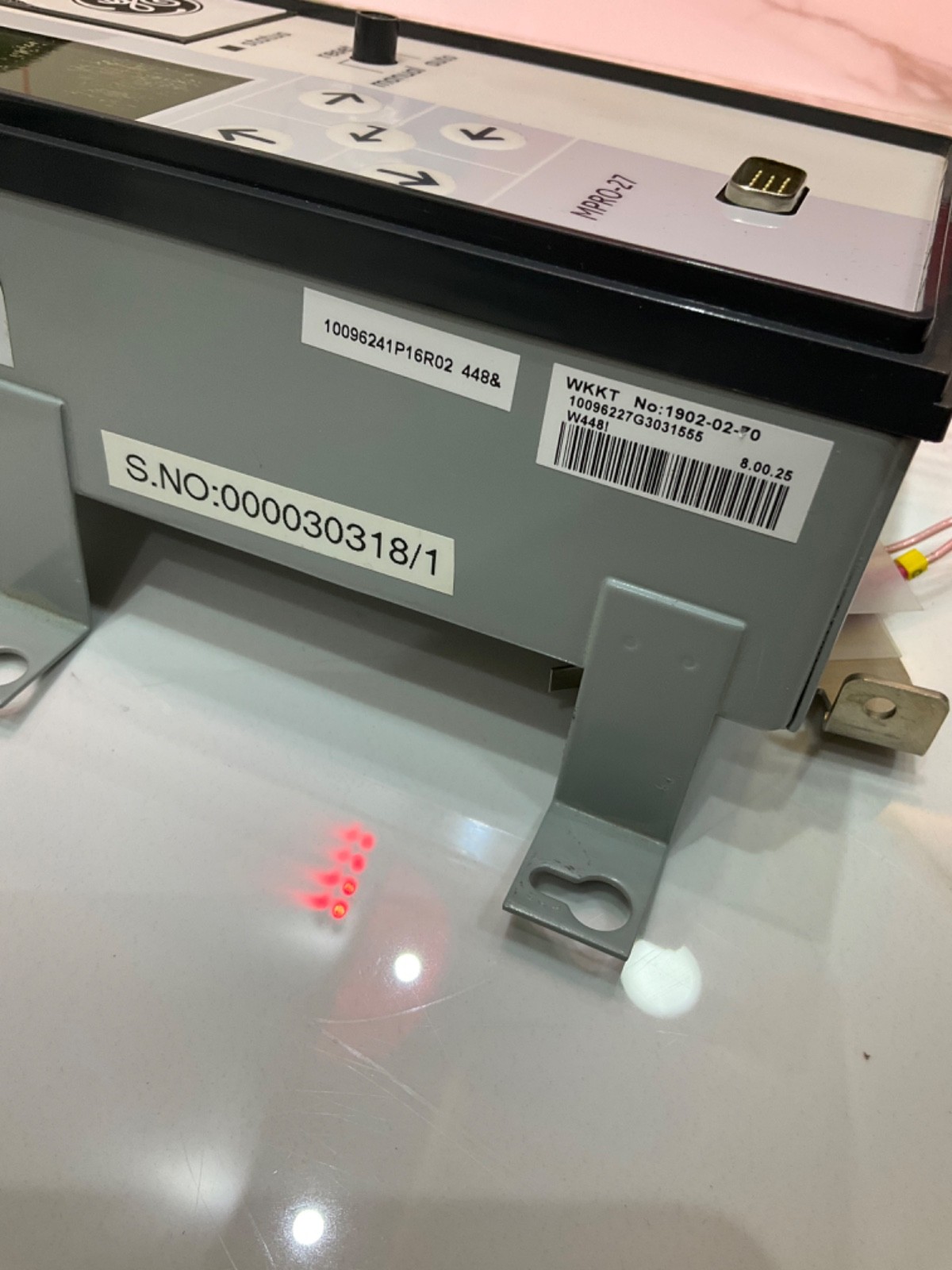 GE MPRO-27 WKKT NO. 1902-02-70 4000A DIGITAL ELECTRONIC TRIP UNIT