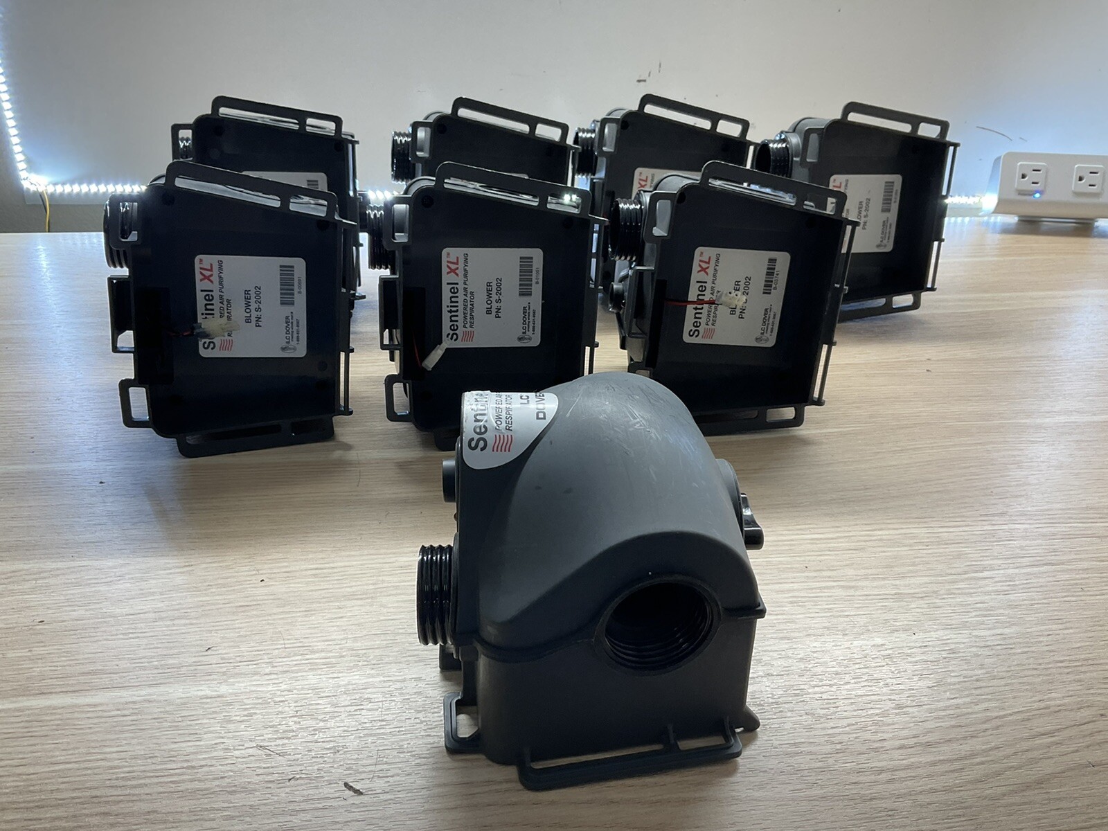 ILC DOVER SENTINEL XL S-2002 PAPR CBRN Pump /LOT OF 8/FRA979