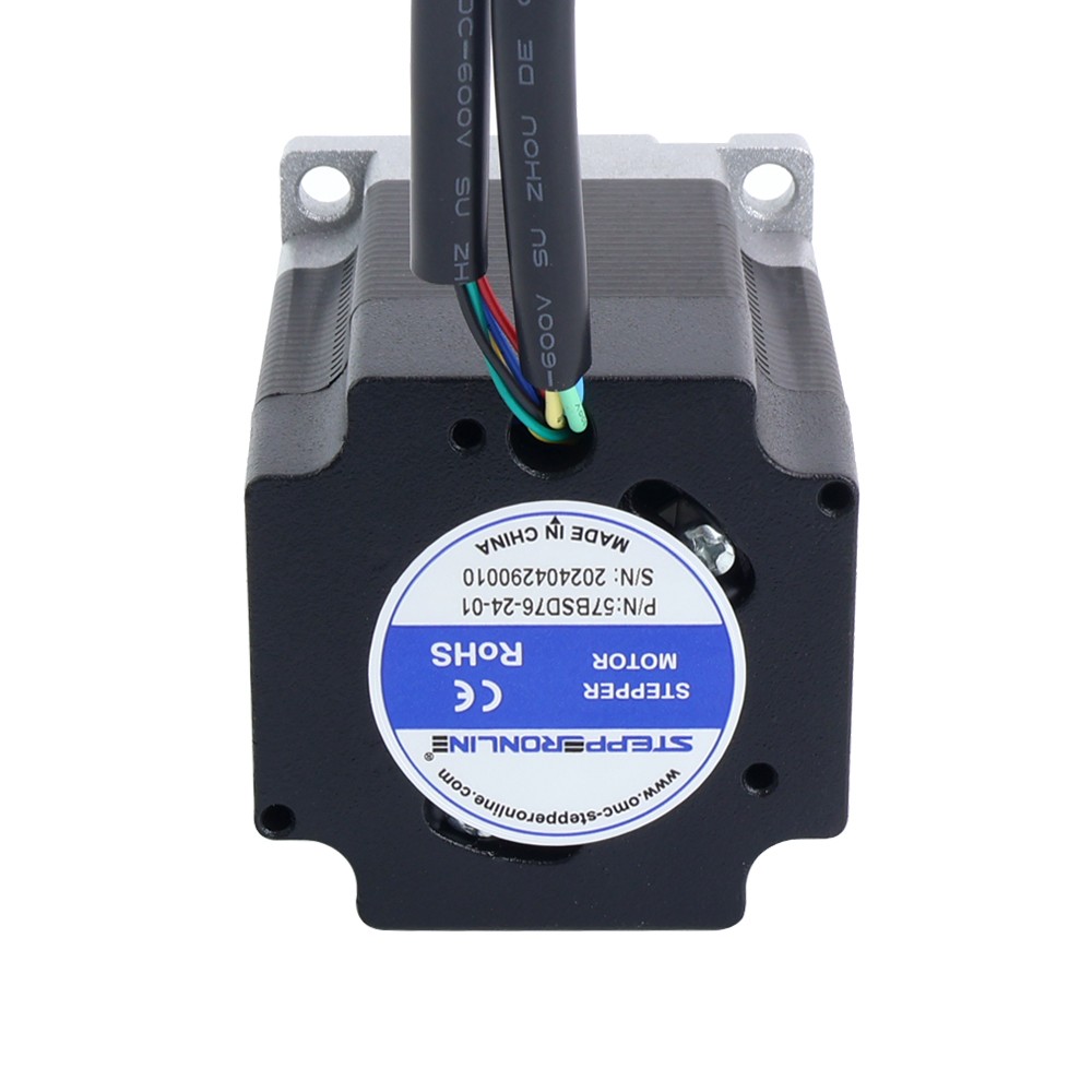 STEPPERONLINE 24V 0.3Nm Brushless DC Motor Nema 23 3000RPM 94W 5.4A 3 Phase
