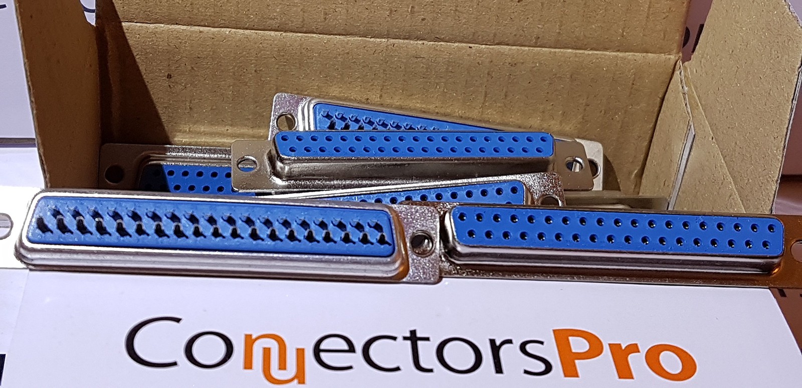 Connectors Pro – 10 Pack DB37 Female D-Sub 37P Solder Cup Connector, 10-PK
