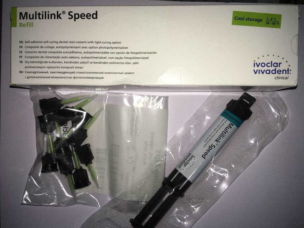 Ivoclar Vivadent Multilink Speed Self Adhesive Self Curing Dental Resin Cement