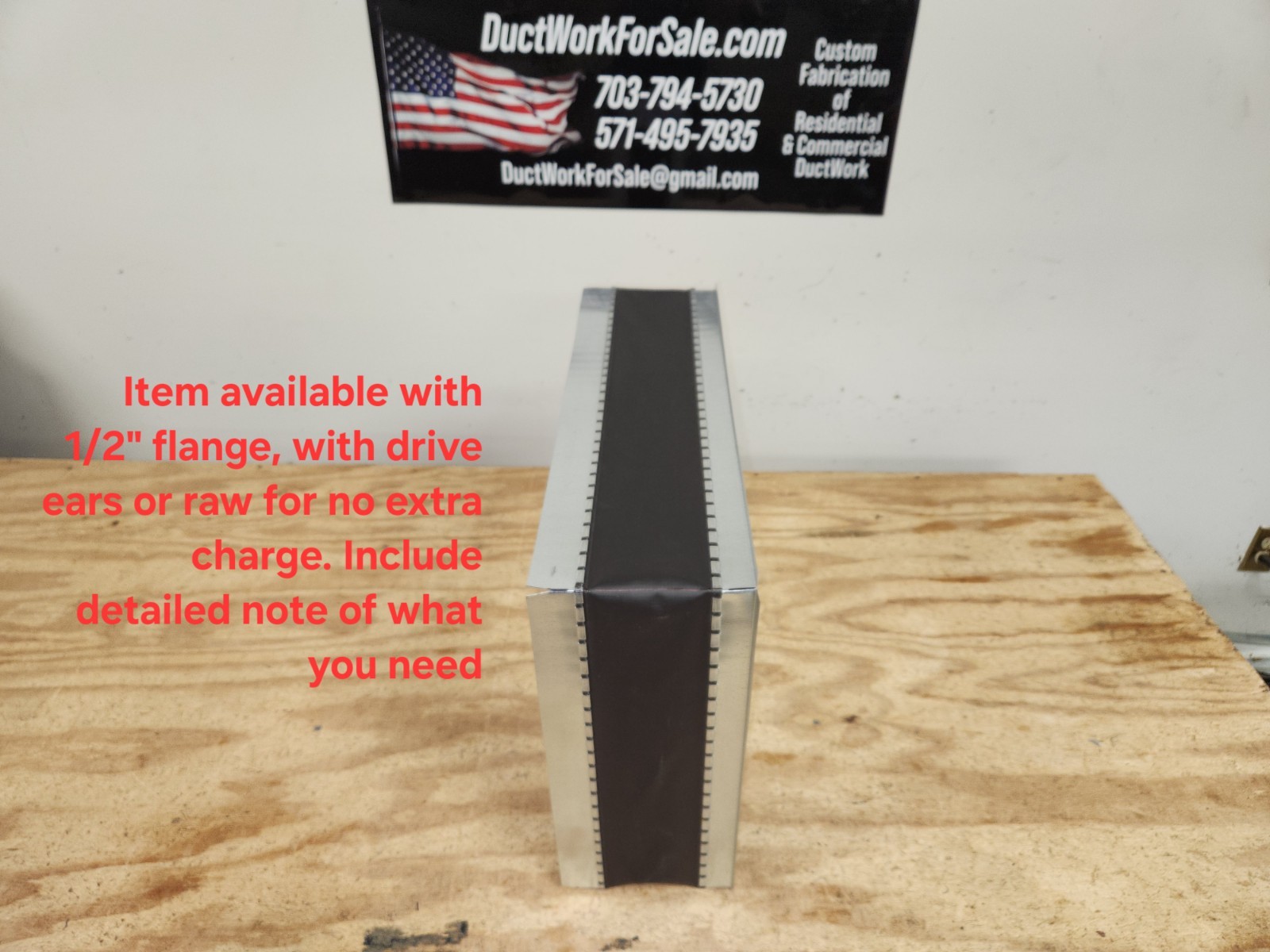 20″X 24″ CARLISLE FLEXIBLE DUCT CONNECTOR CANVAS DUCTWORK CONNECTION