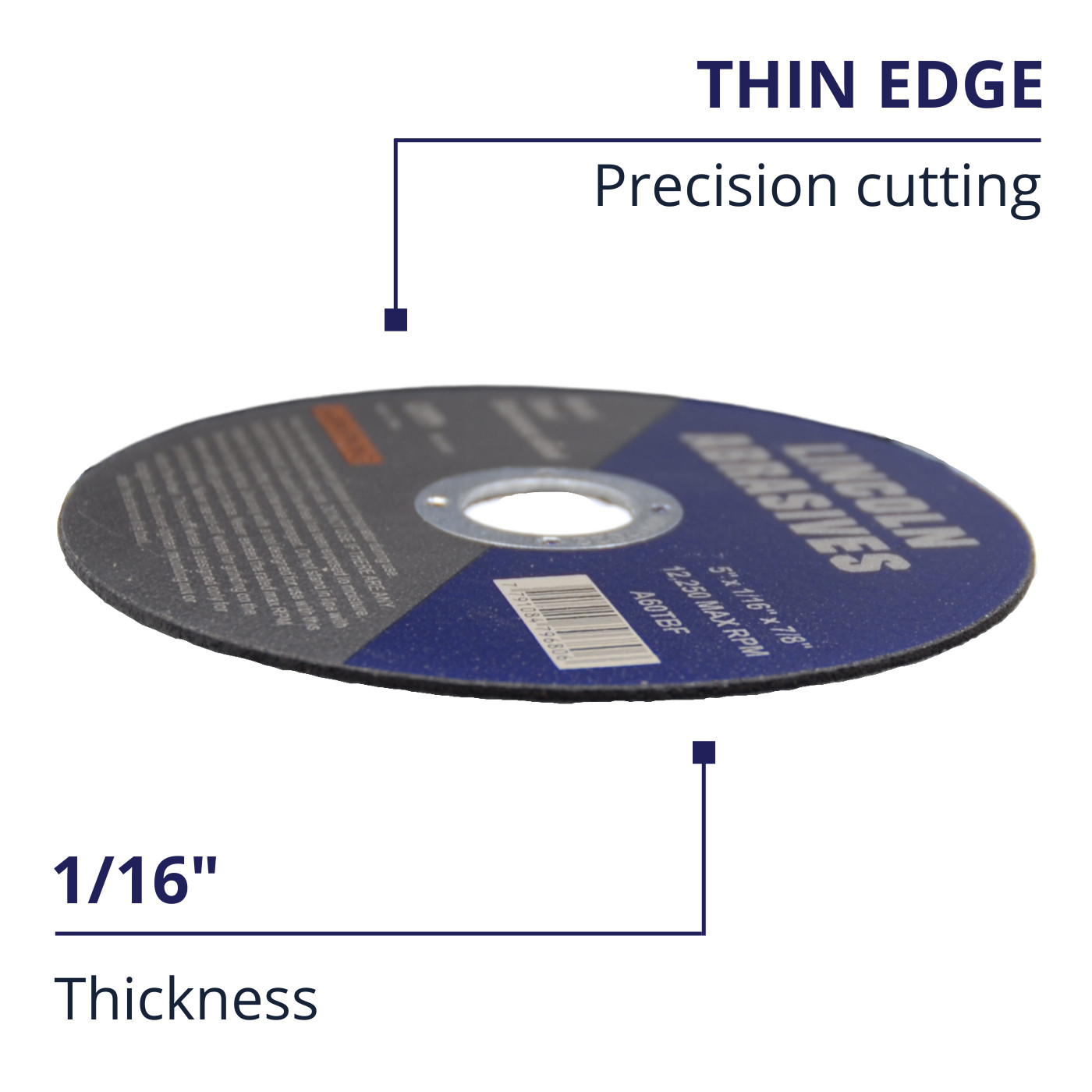200 Pack 5″ x 1/16″ x 7/8 Cut-off-Wheels Cutting Discs Steel & Metal