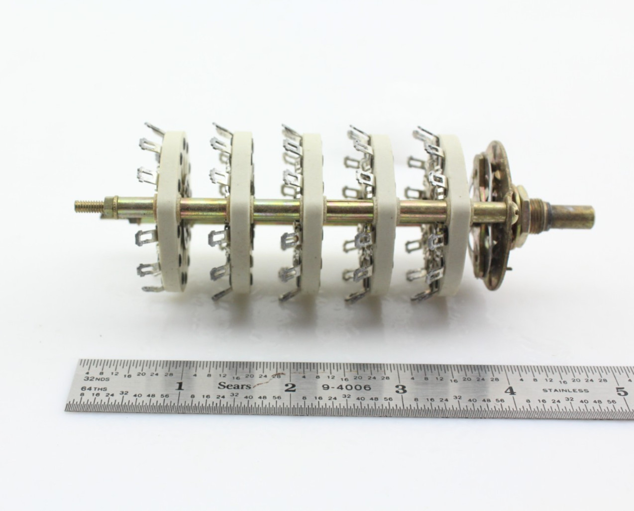 NOS OAK 5 Deck 2 Position Rotary Switch Non-Shorting MIL NSN 101171-H5C