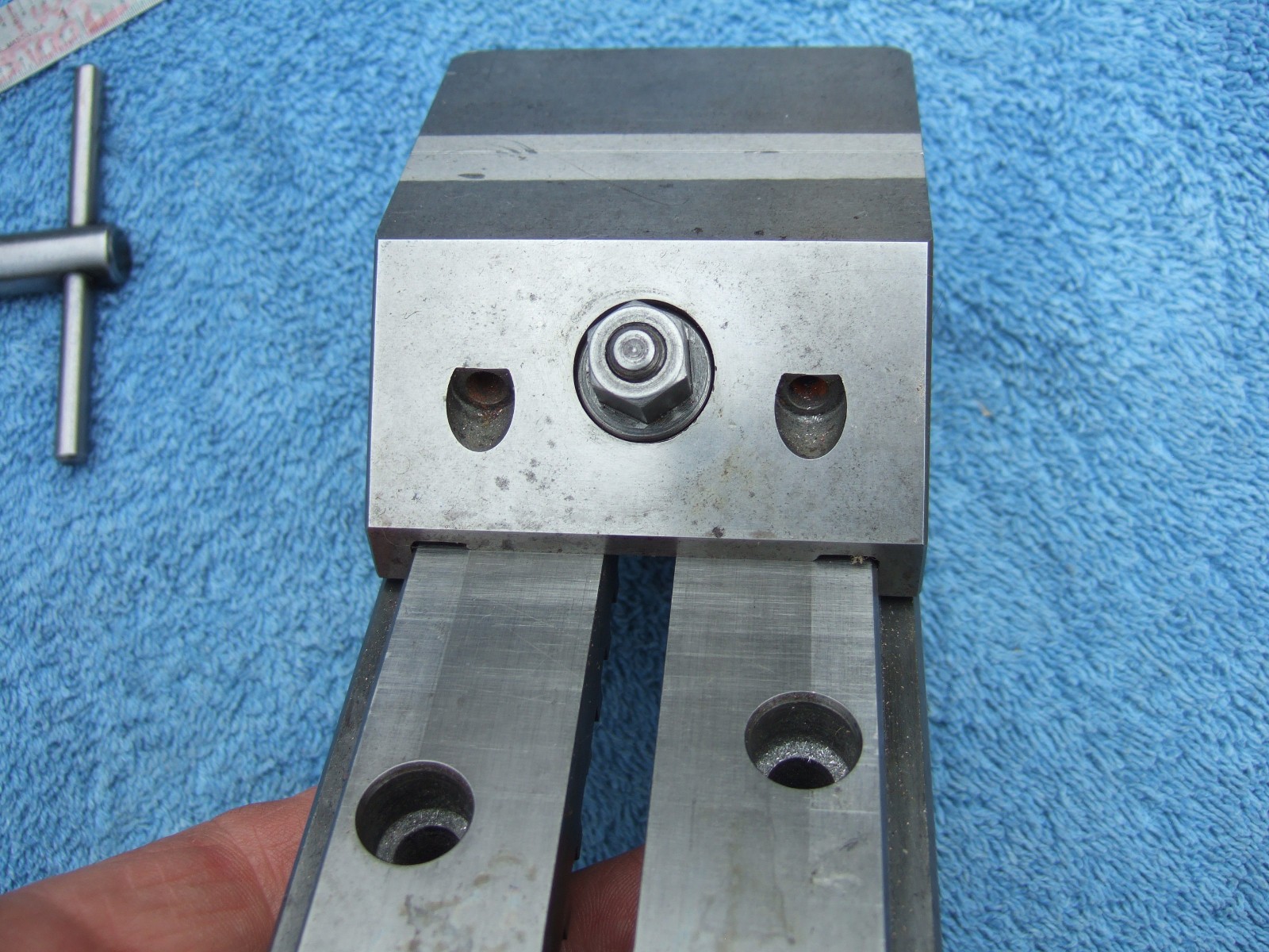 HERMANN SCHMIDT USED V0-4 GRIND VISE W/WRENCH TOOLMAKER MACHINIST INSPECTION #H