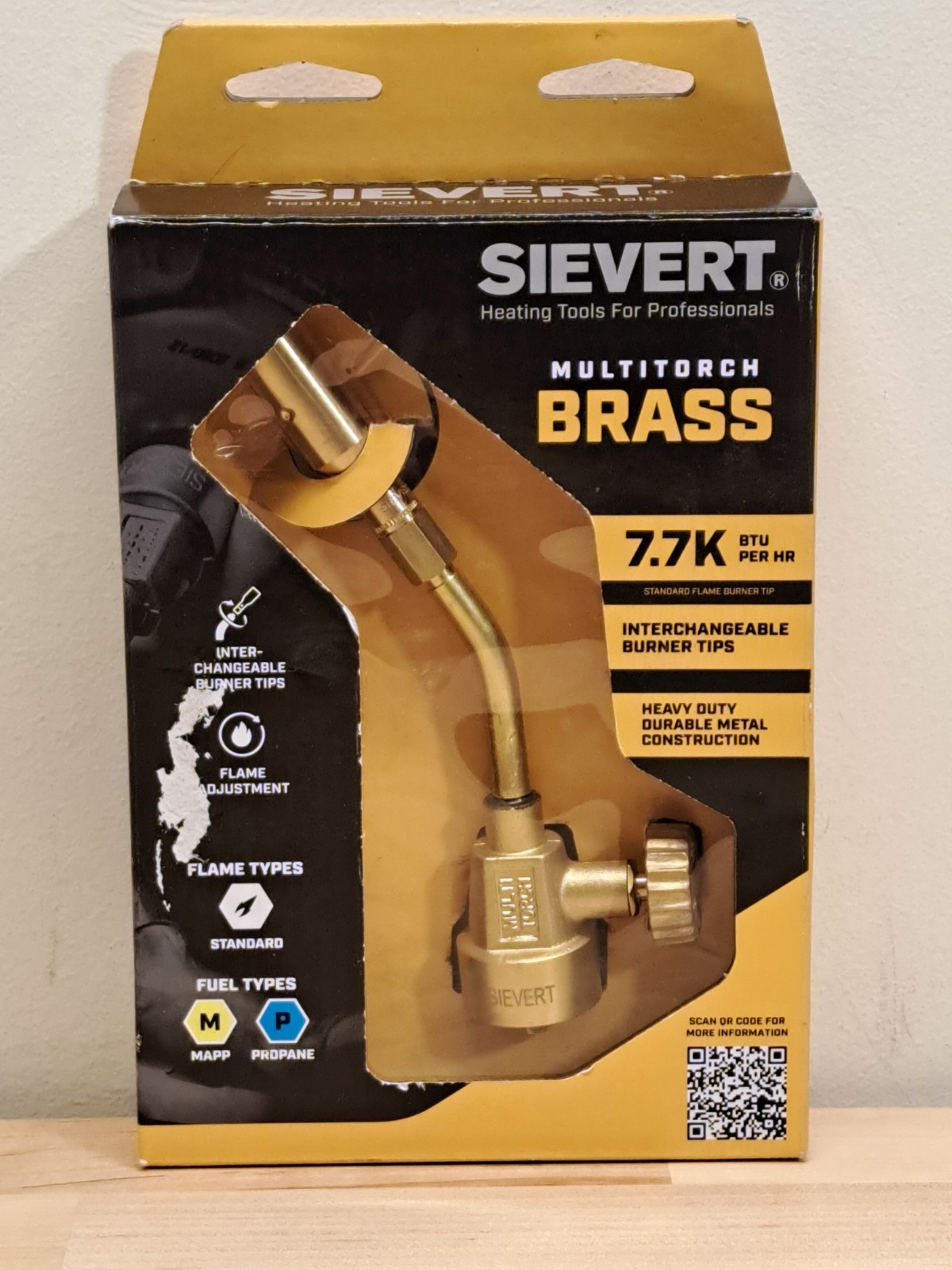 Sievert Multi-Torch Brass 7.7k btu MAPP / Propane Torch