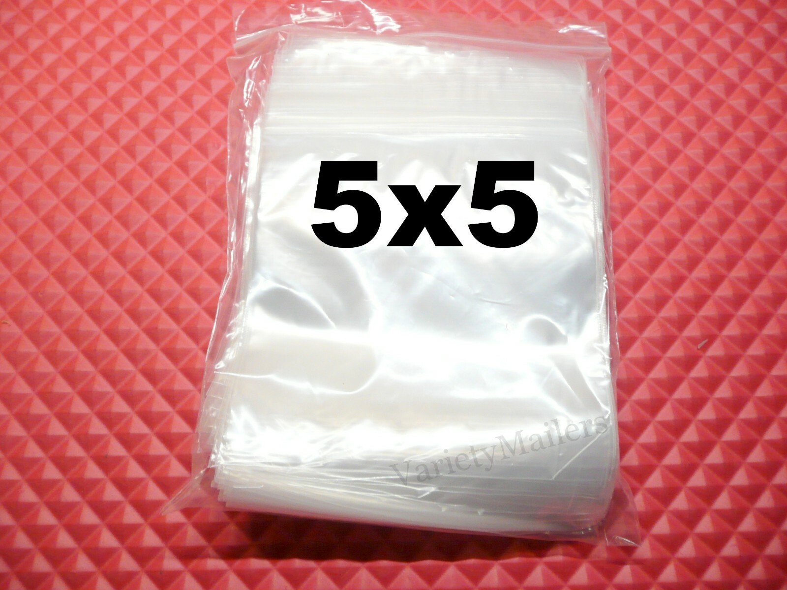 400 Reclosable Storage Bag Variety Pack 3×6 4×6 5×5 6×6 / 2 Mil Seal-Top Baggies