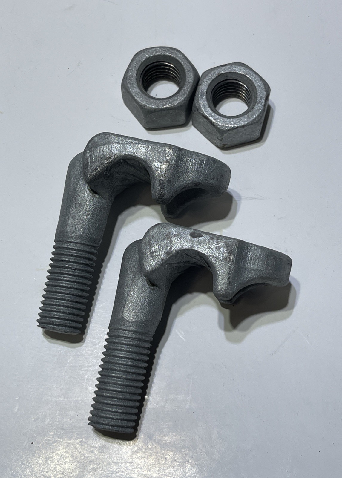Lot of 2 Crosby Size 3/4in Galvanized Fist Grip Rope Wire Clips Assembly G-429