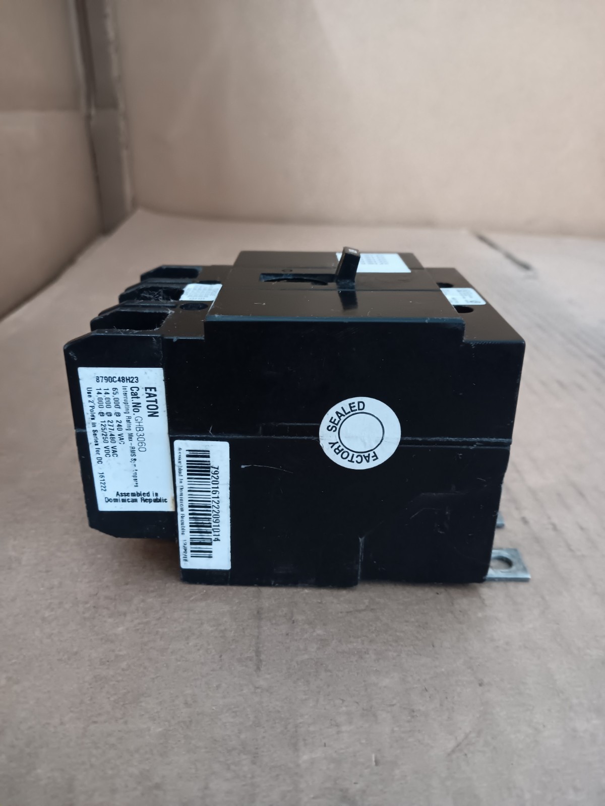 Eaton GHB3060 60 Amp 3 Pole Circuit Breaker 480/277 V