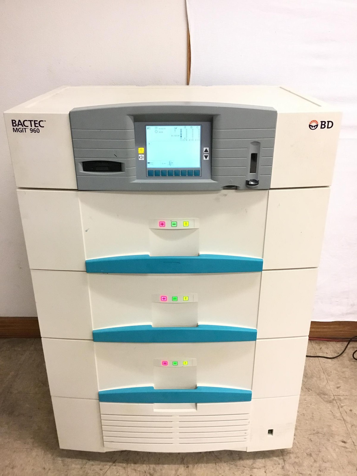 Becton Dickinson Bactec Mgit 960 – 445870 Mycobacterial Detection System, WORKS