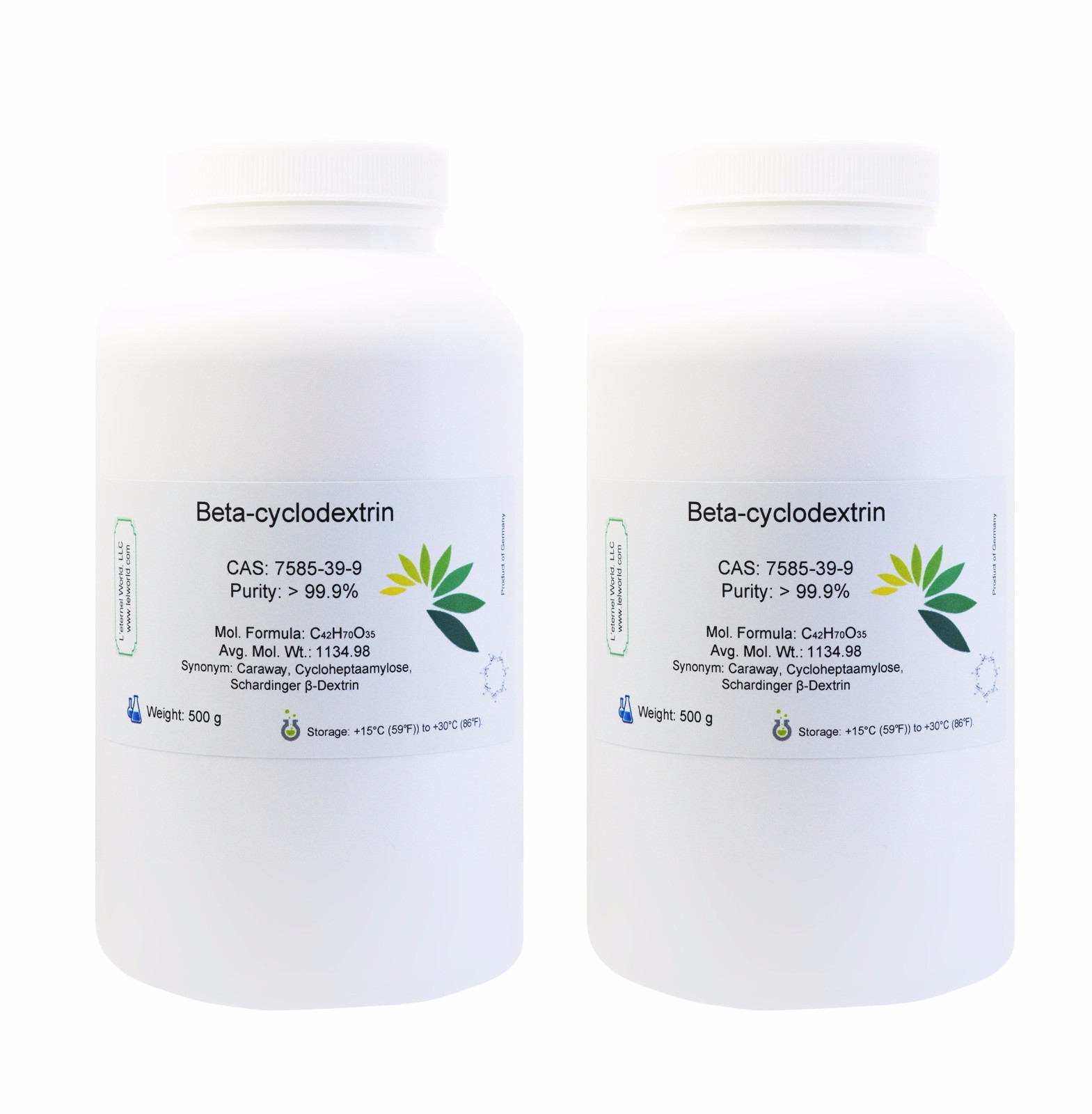 Beta-Cyclodextrin, 1 kg, 99.9+%,Pharmaceutical Grade, COA Provided! Great Deal