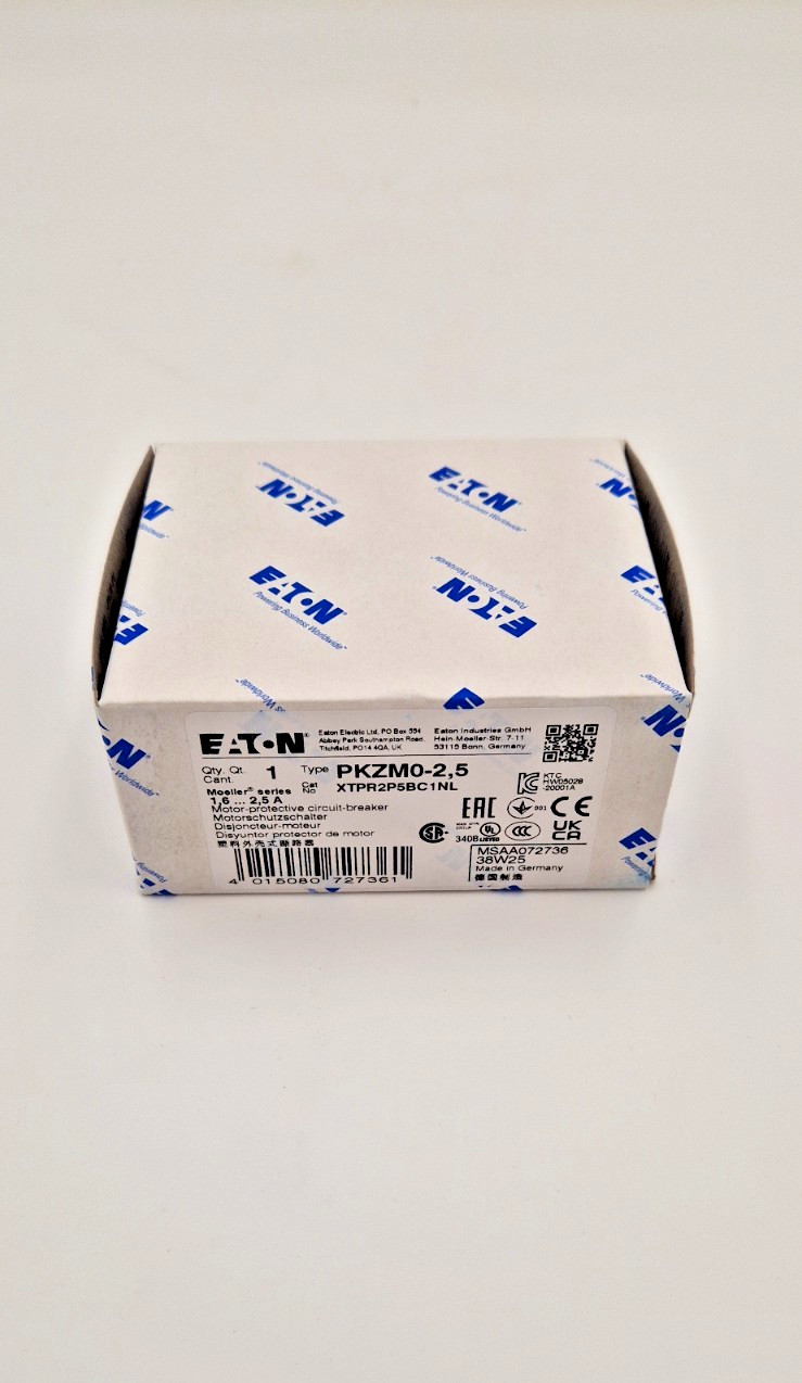 EATON Thermal Magnetic Circuit Breaker Motor Protect PKZM0-25 25 A 3 Pole New US