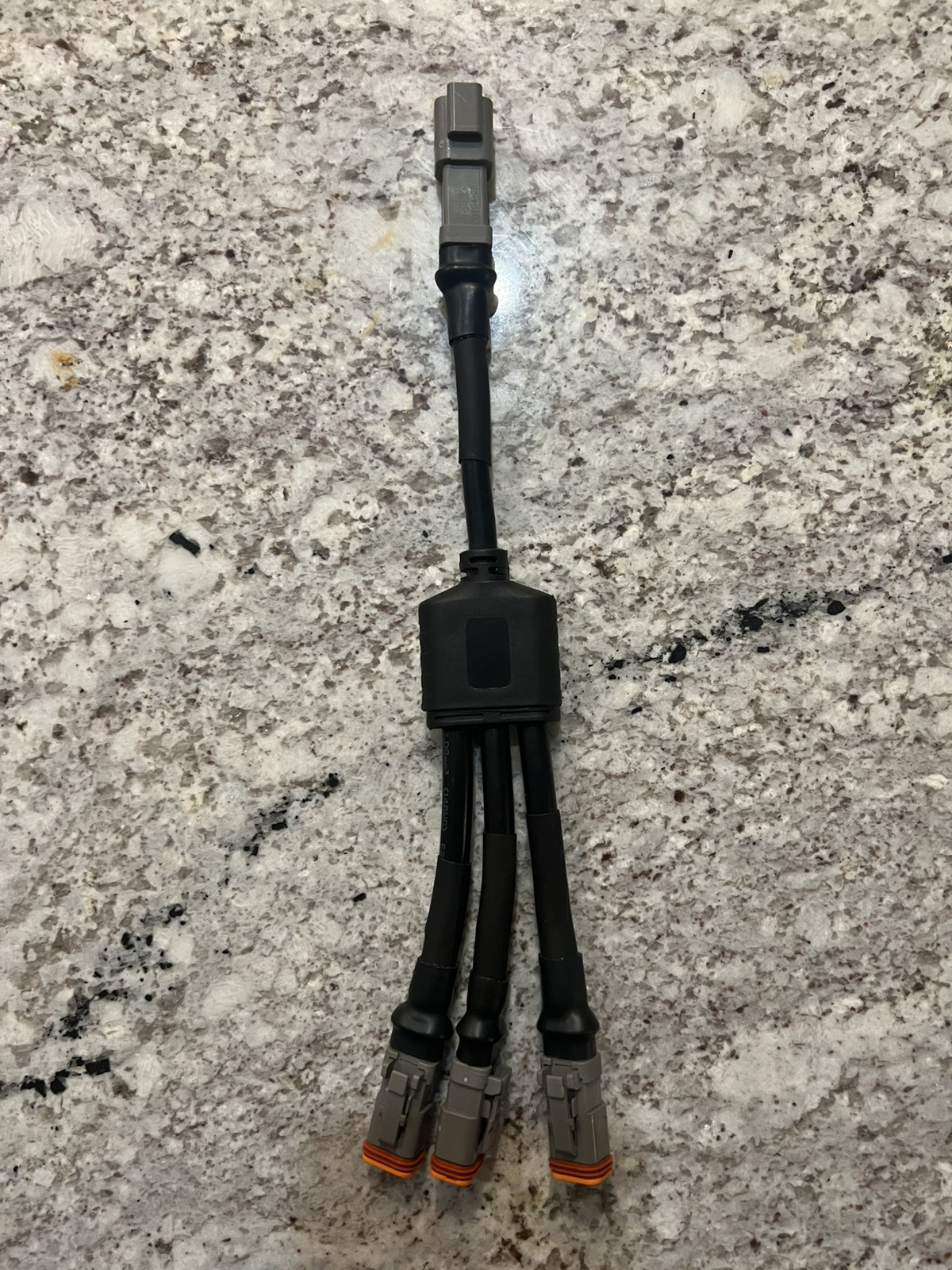 IP67 Y-type Waterproof Gray DT Connector 2Pin Female To Male Splitter Deutsch