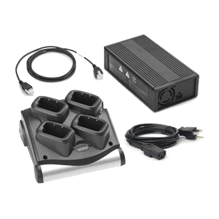 Zebra Symbol SAC9000-4000R 4-Bay Battery Charger for MC92N0 MC9200 MC92 Scanners